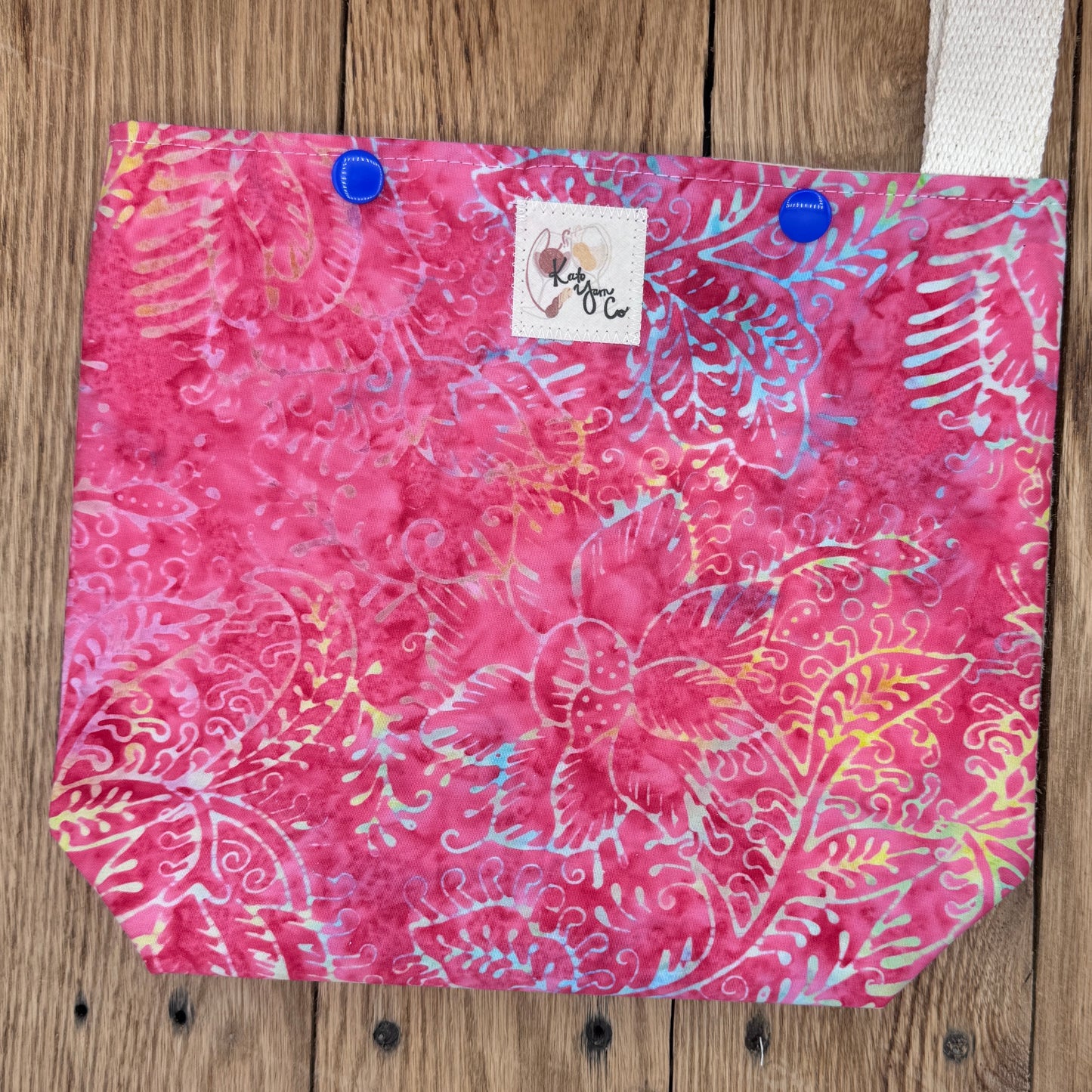 Pink Batik - Snappy Bag