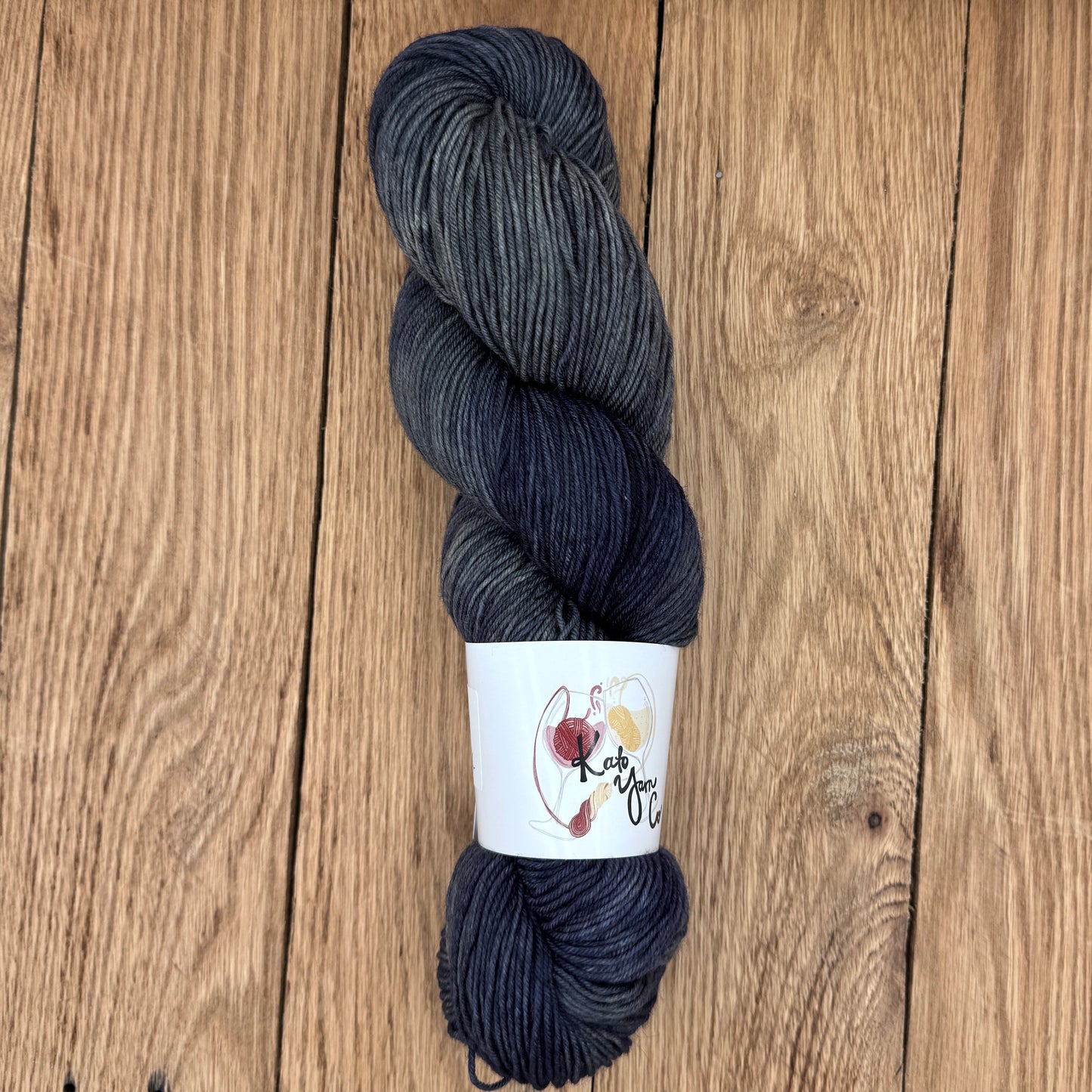 One of a kind Black - 75/25 Fingering