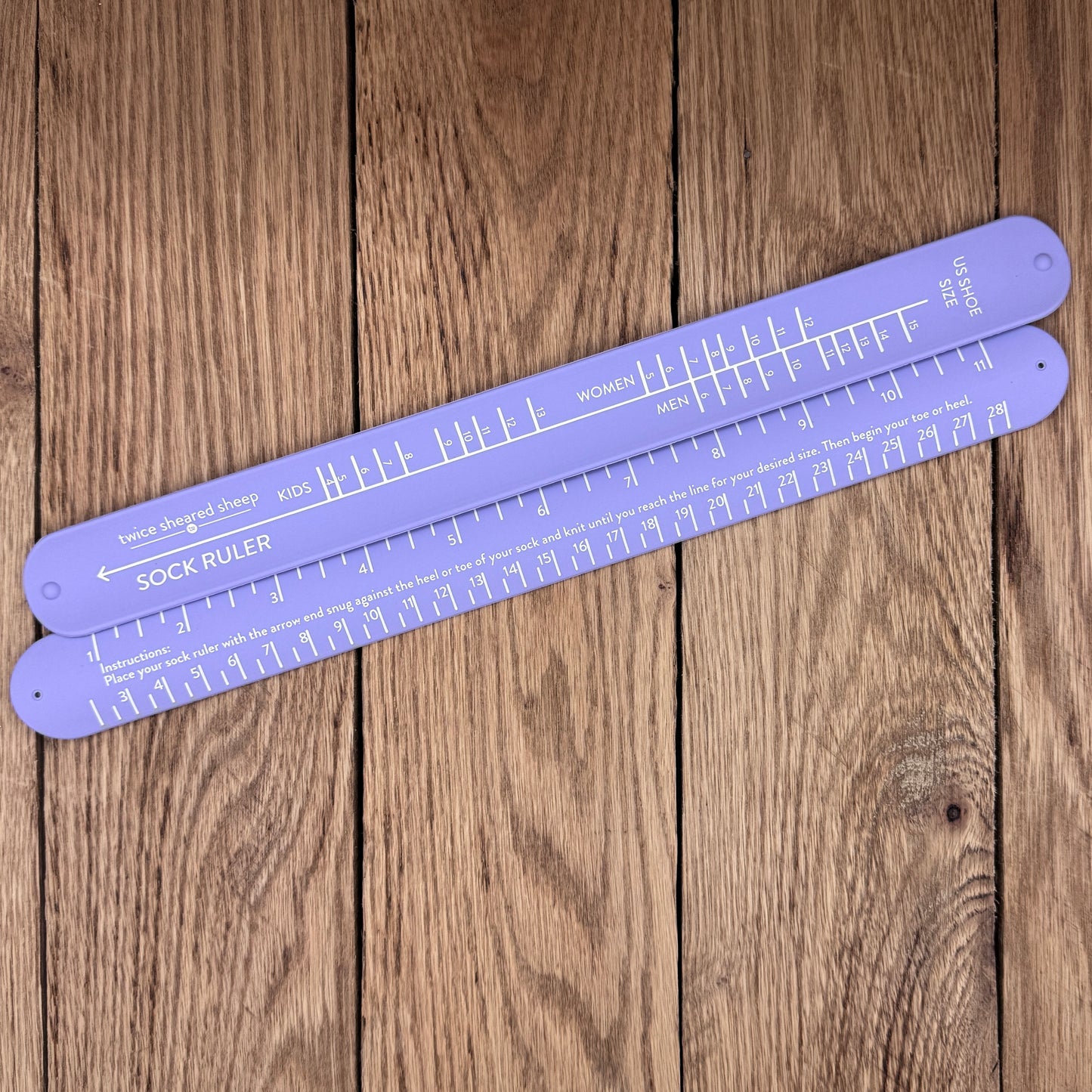 Sock Ruler - Twice Sheared Sheep