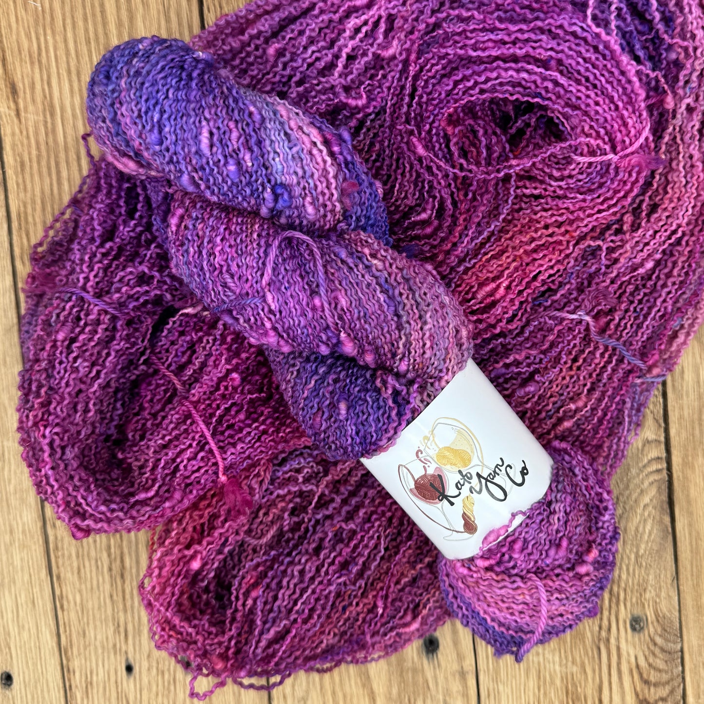 Purple/Pink One of a Kind - Fingering Slub