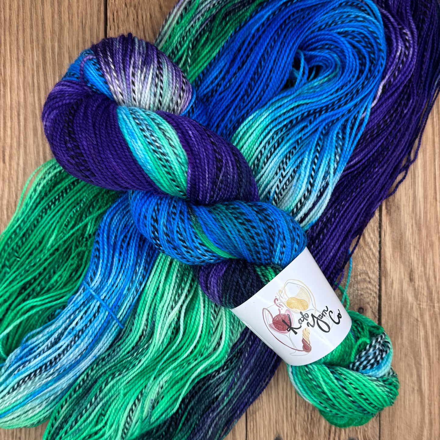 Beau - Zebra Fingering Sock