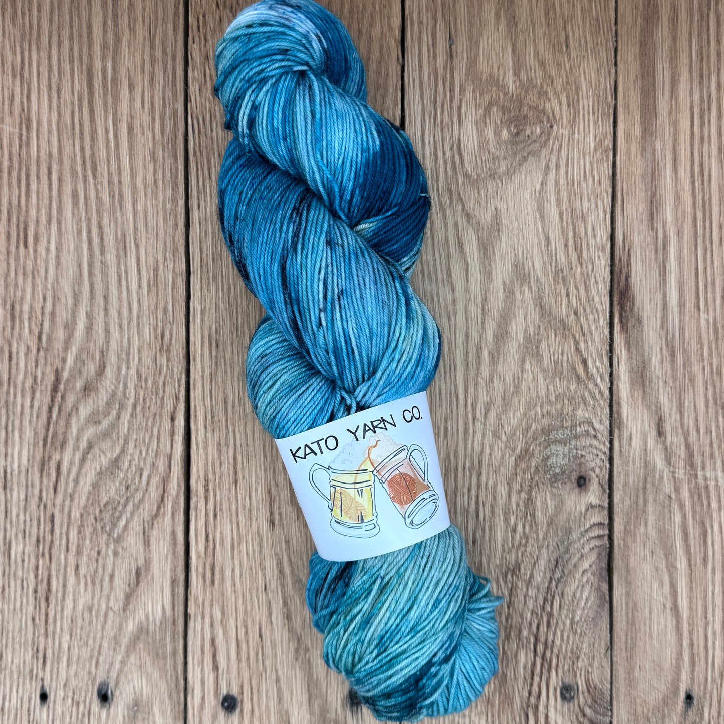 Teal One if a kind - 75/25 Fingering