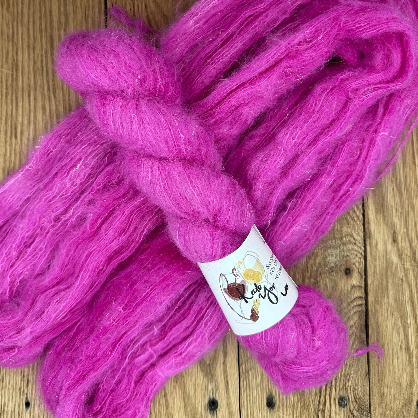 Magenta - Suri Sparkle Lace Weight