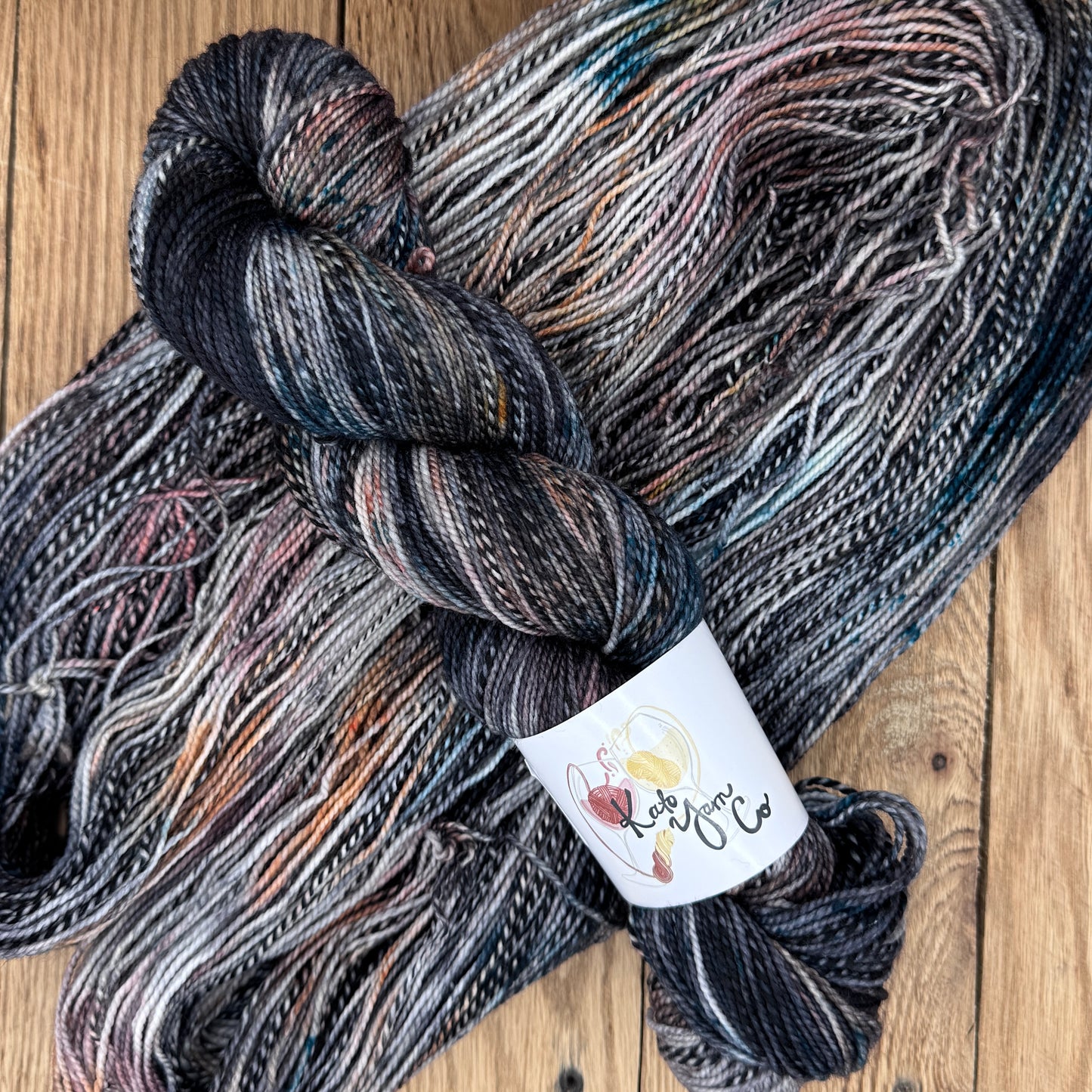 Grunge - Zebra Fingering Sock