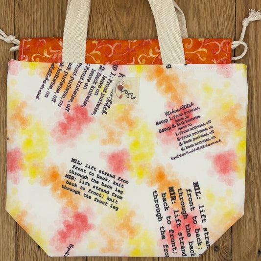 Kitchner Stitch - Project Bag