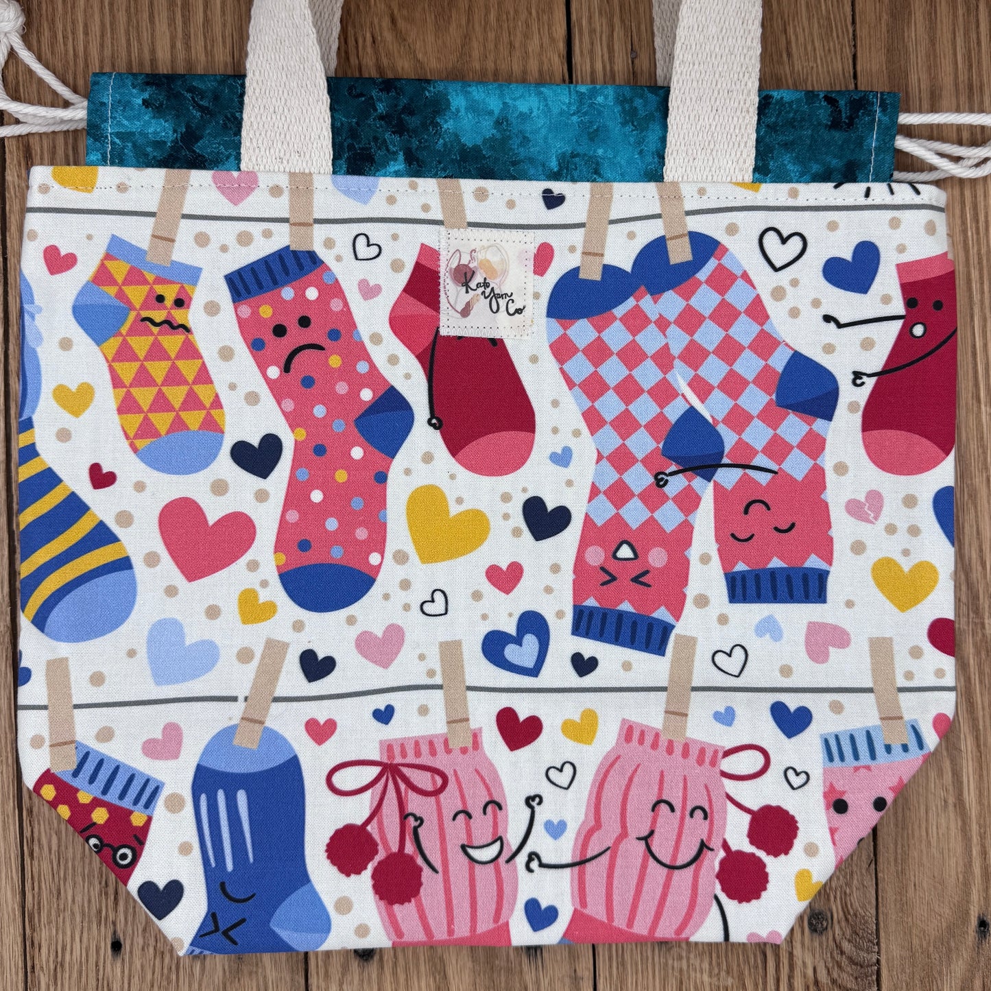 Socks on the line - Project Bag