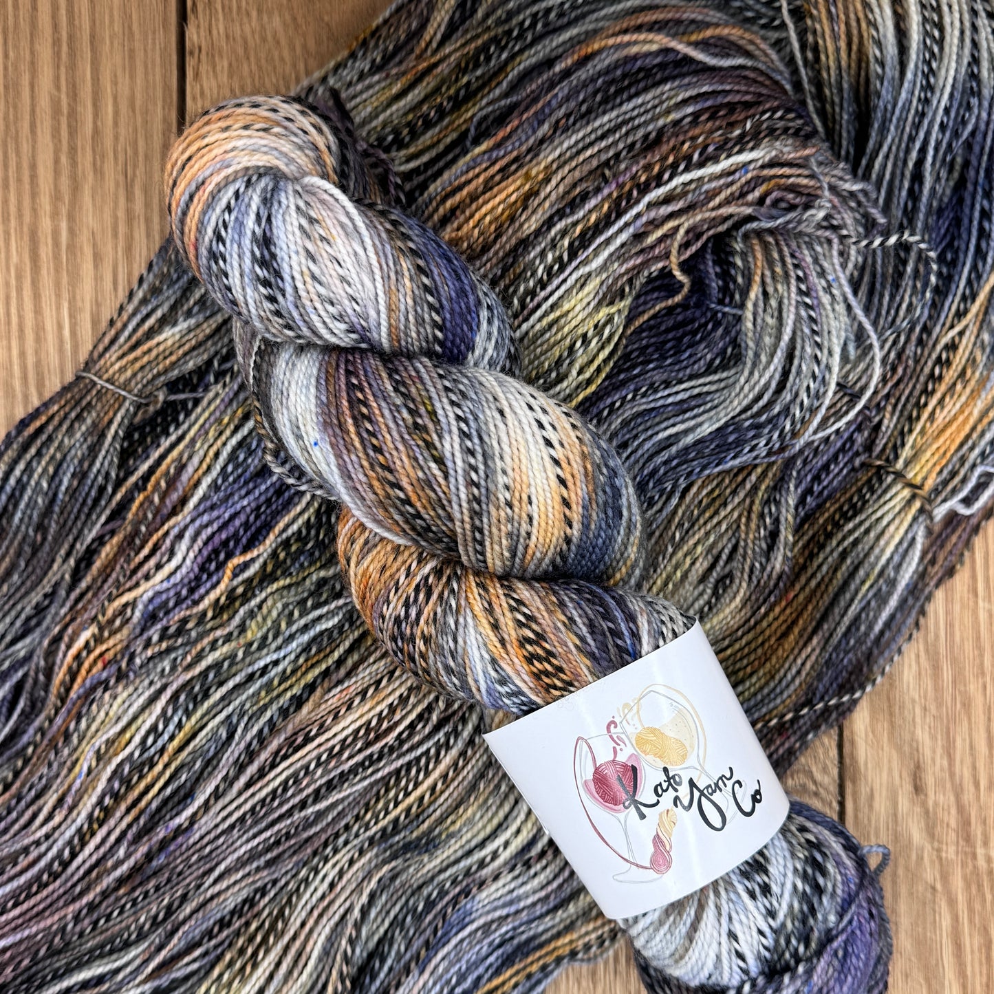Dragon’s Nest - Zebra Fingering Sock