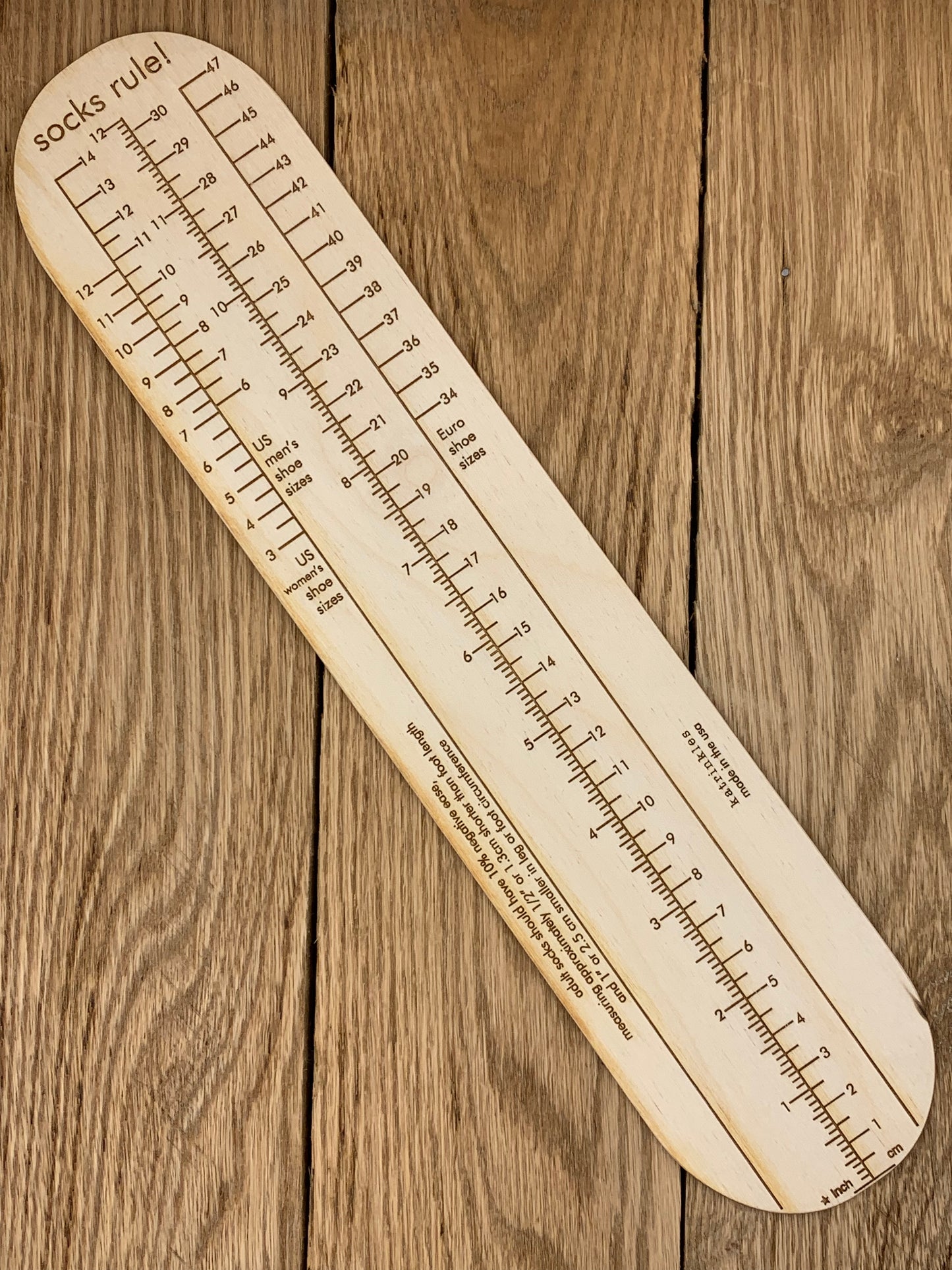 Sock Ruler - Katrinkles