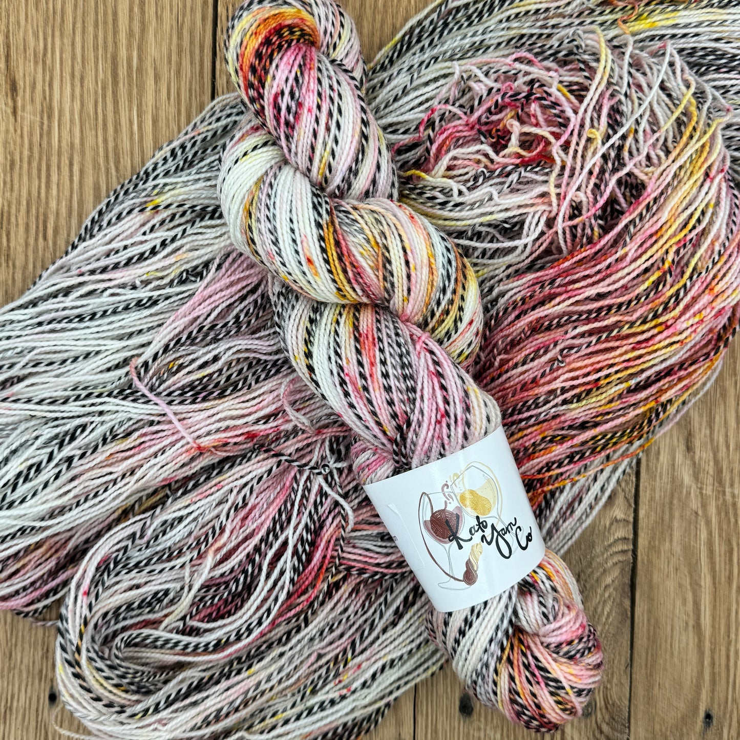 Sunny - Zebra Fingering Sock