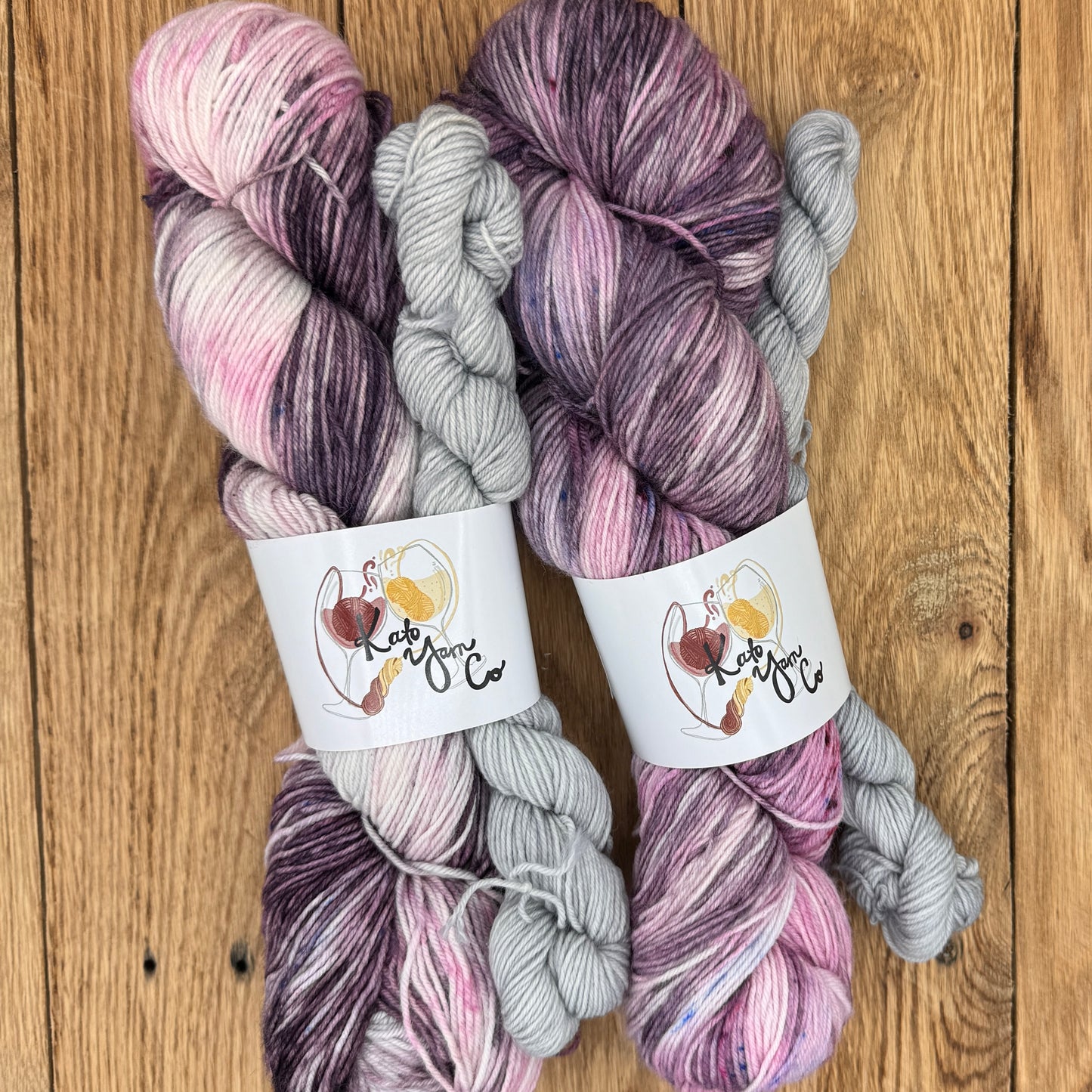 Sangria/Grey - Sock Set