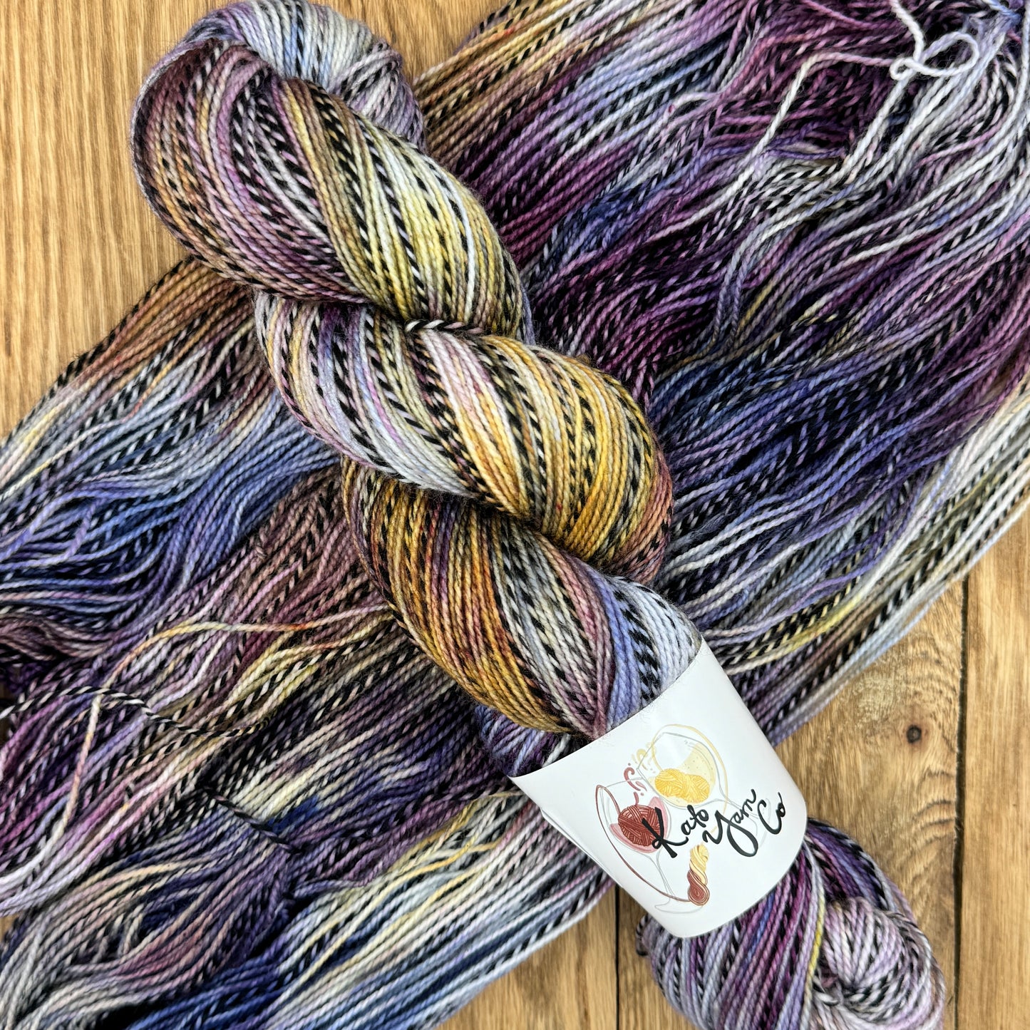 Sophia - Zebra Fingering Sock