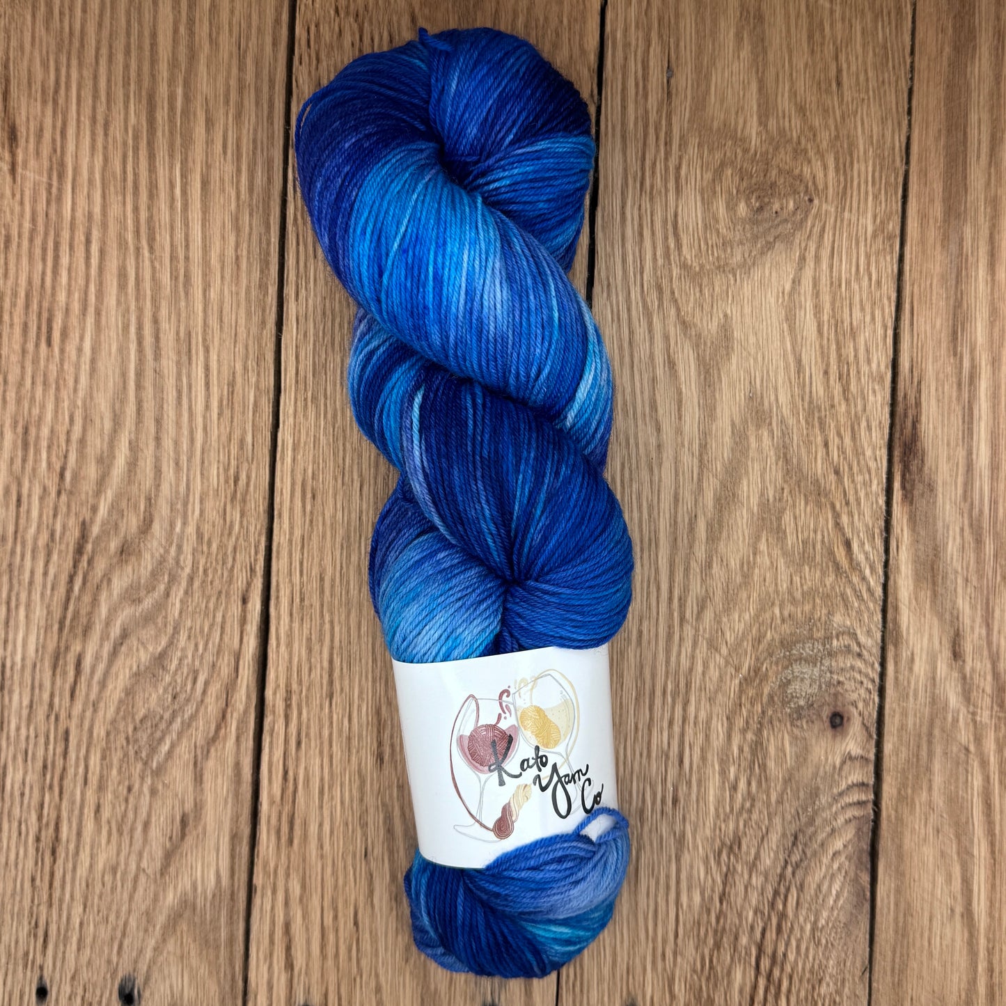 Deep Blue - 75/25 Fingering