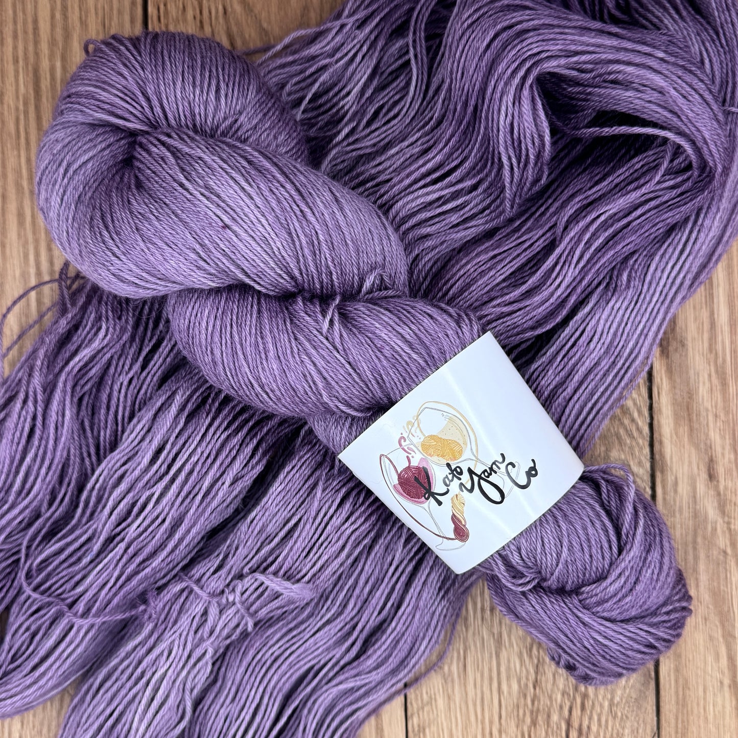 Aubergine - Fingering Merino Mohair