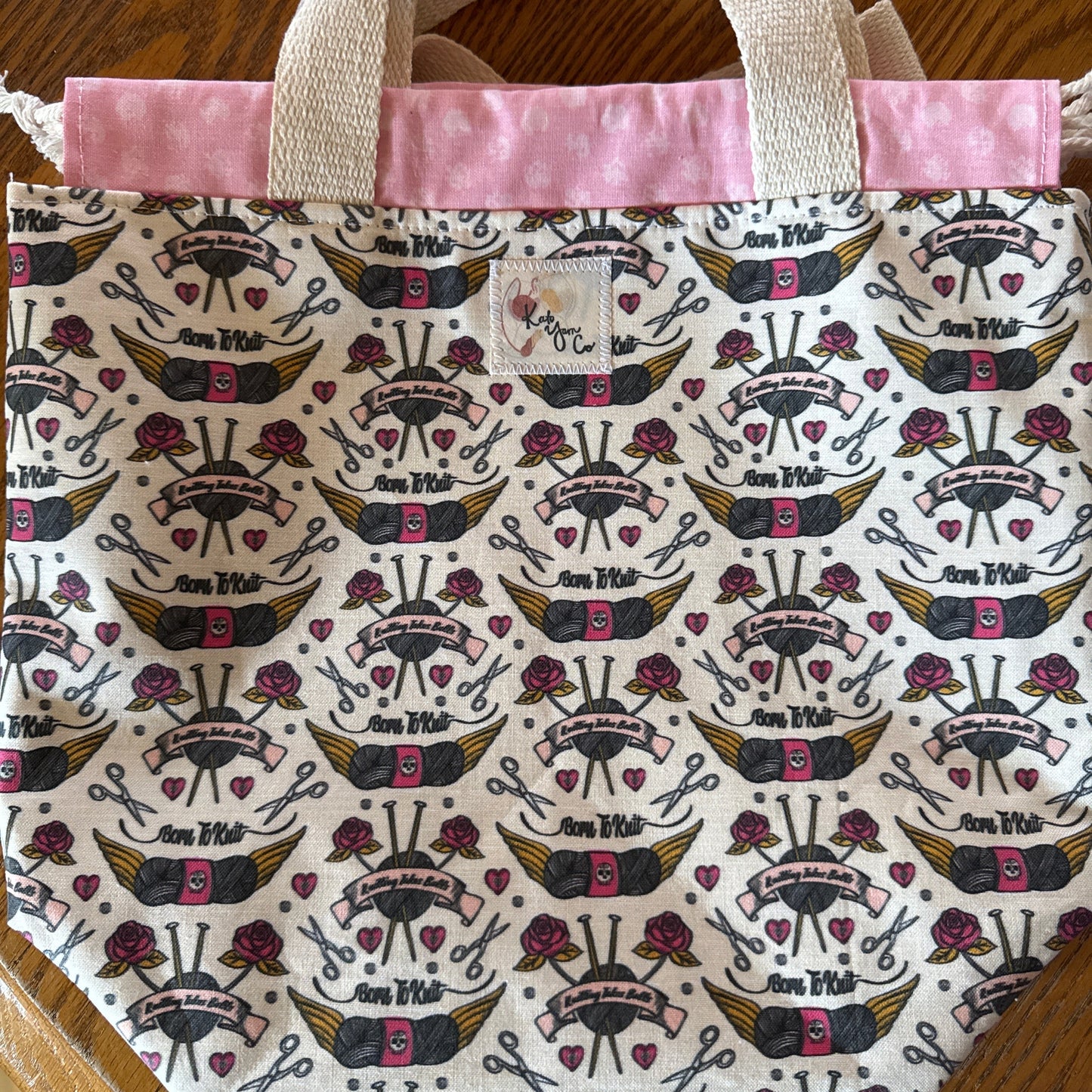 Born to Knit - Project Bag