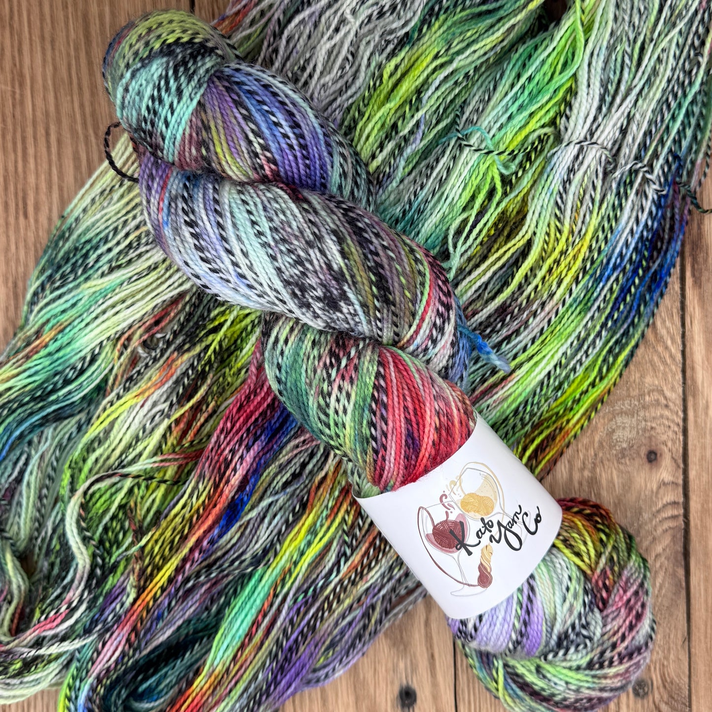 Treefrog - Zebra Fingering Sock