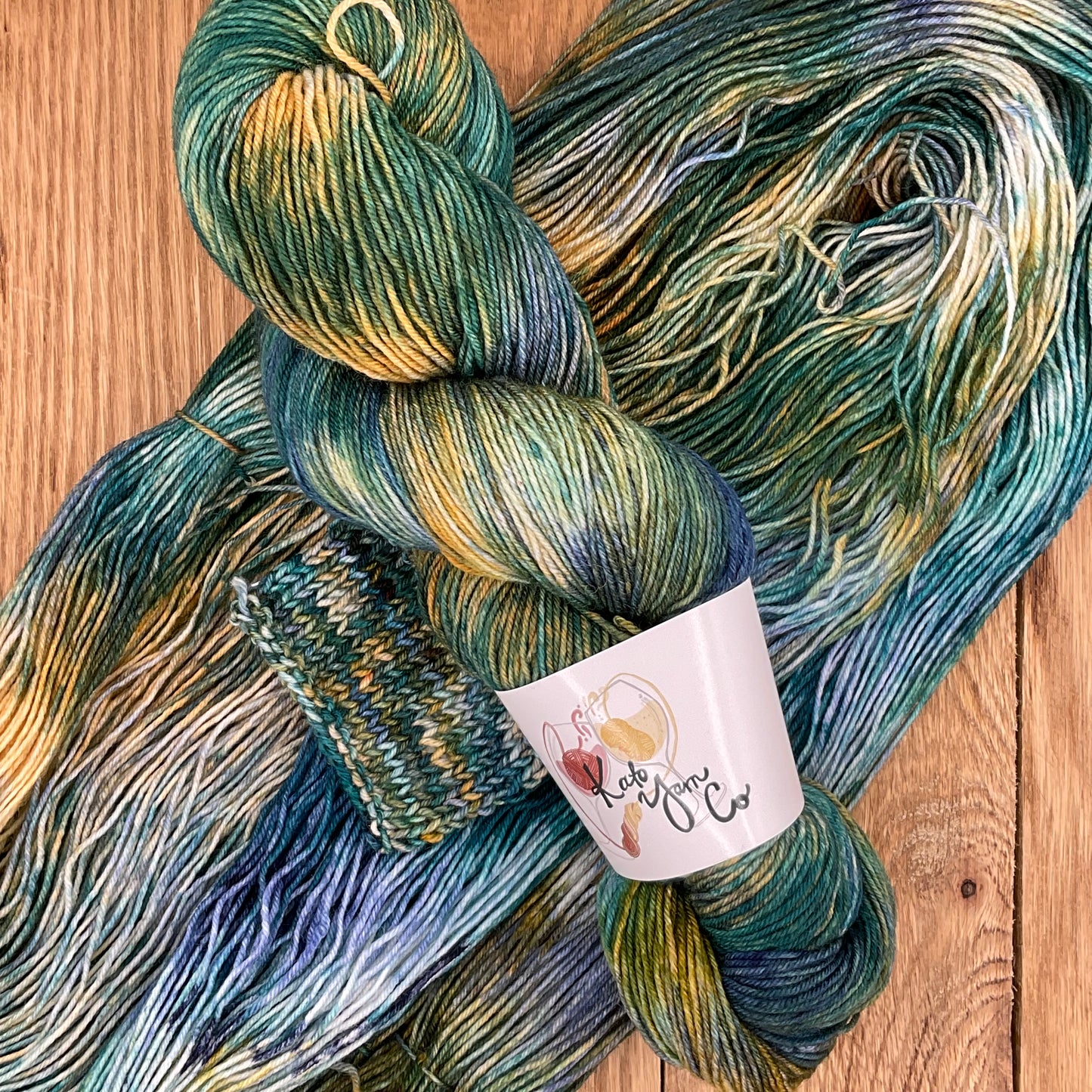 Blue Patina - 75/25 Fingering