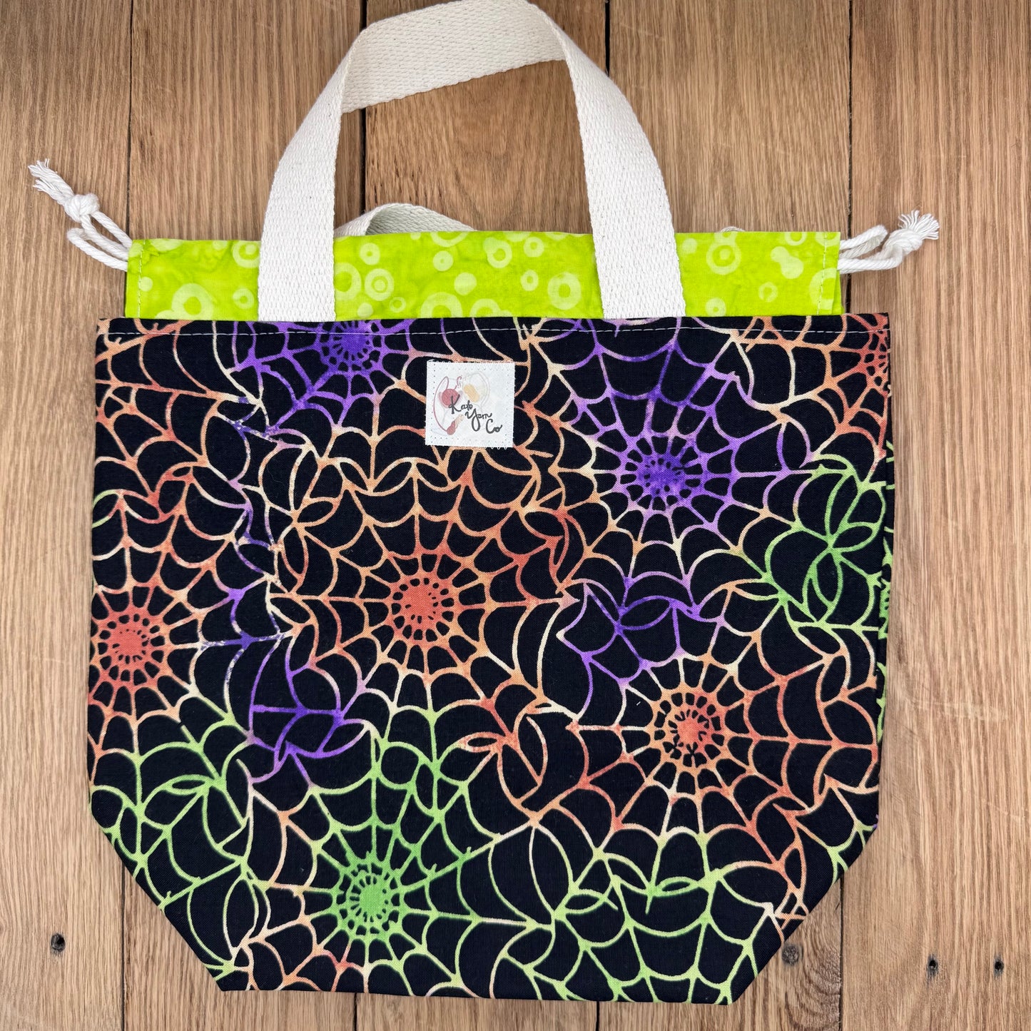 Halloween Spider Webs- Project Bag