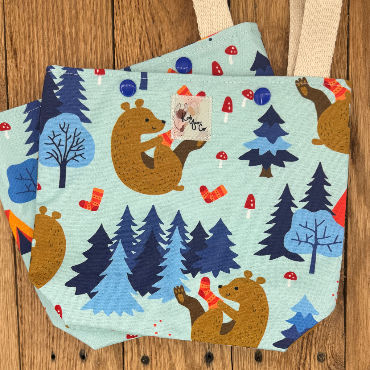 Bear with Socks - Snappy Bag