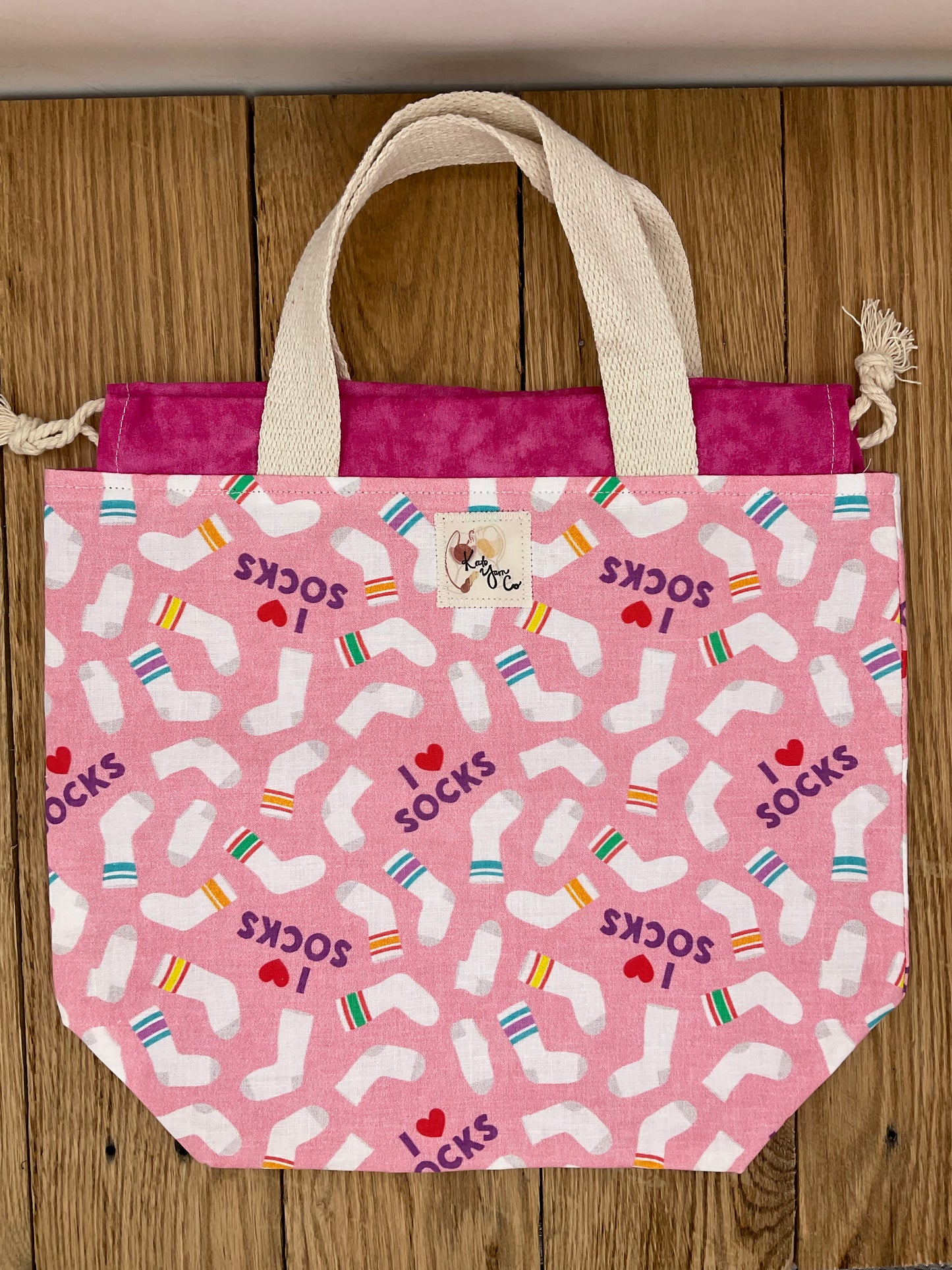 I ❤️ Socks - Project Bag