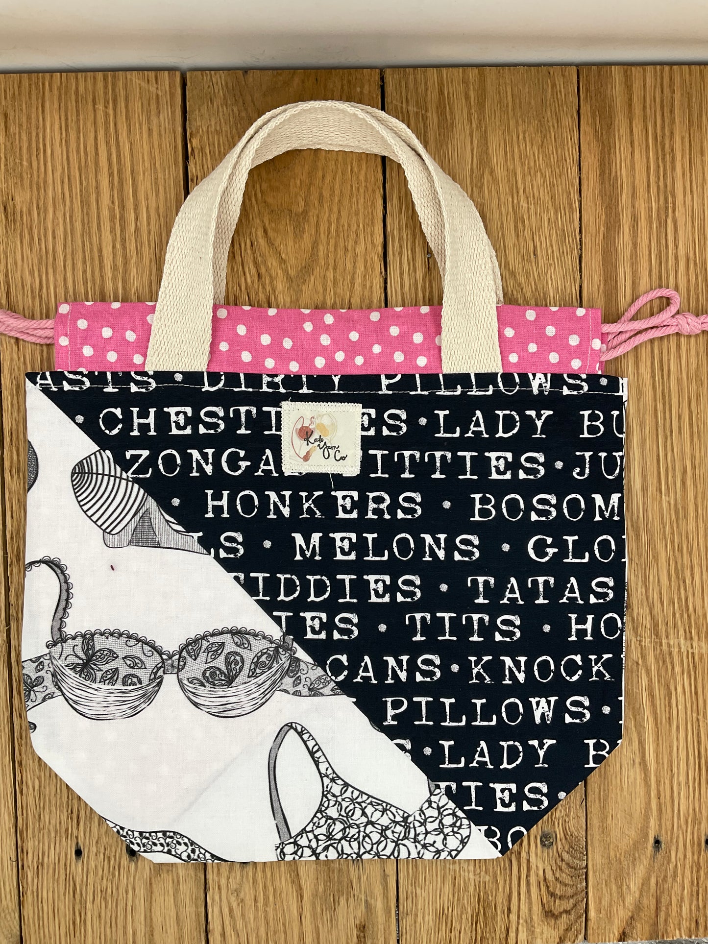Bras/Boob Words - Project Bag