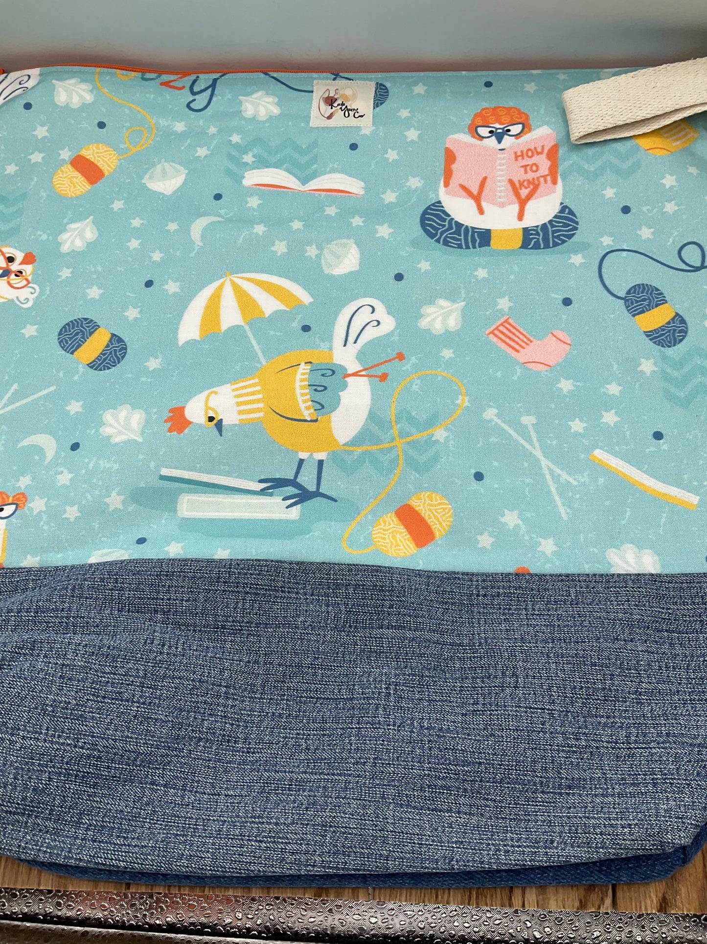 Chickens - XL Project Bag