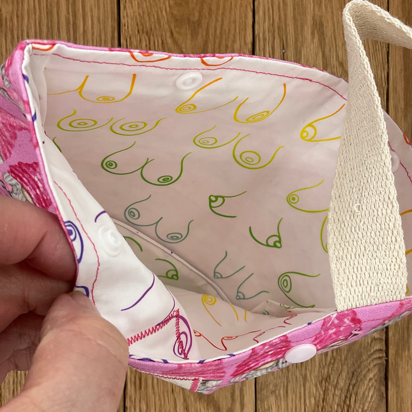 Pink Gnomes - Snappy Bag