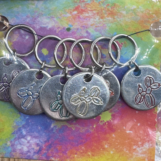 Balloon Animal Stitch Markers - Crafty Like A Monkey