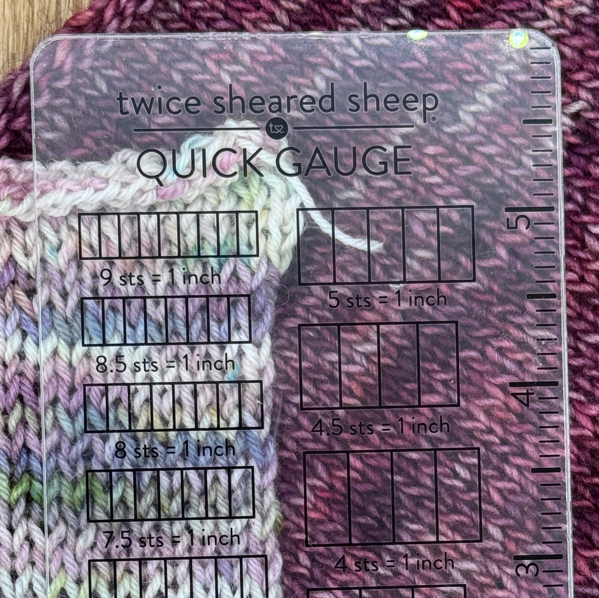 Quick Gauge Ruler - Twice Sheared Sheep