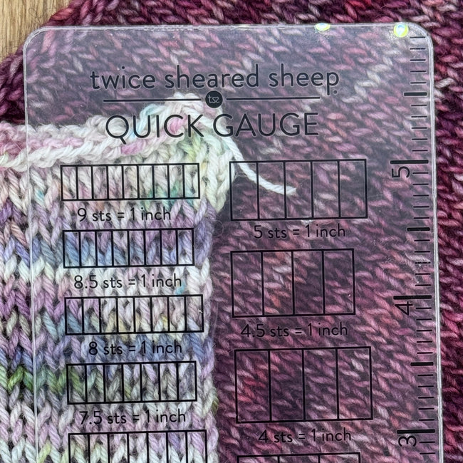 Quick Gauge Ruler - Twice Sheared Sheep