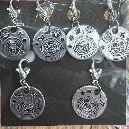 Astronaut Stitch Markers - Crafty Like A Monkey