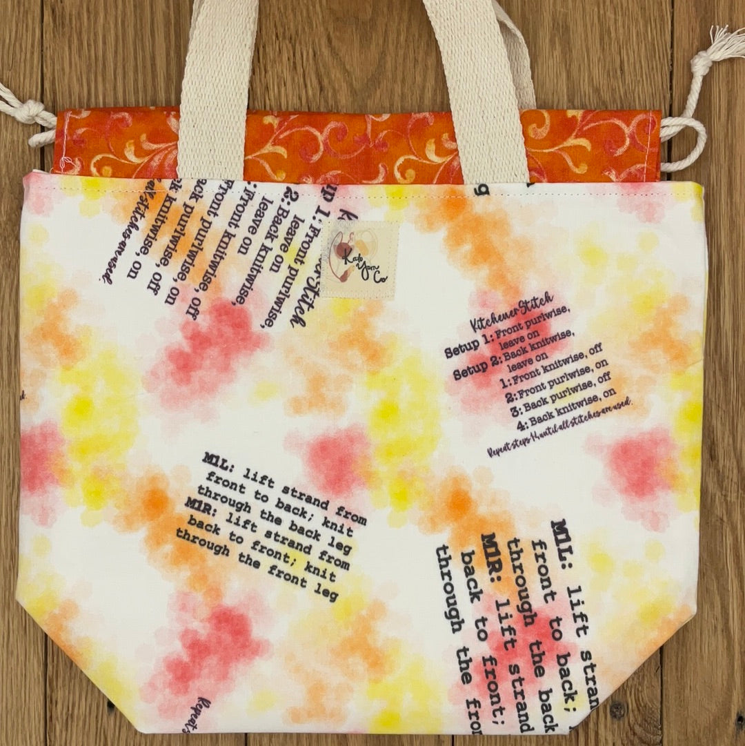 Kitchner Stitch - Project Bag