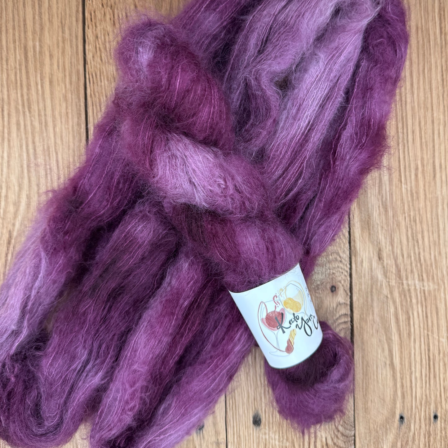 Aubergine - Mohair Lace Weight