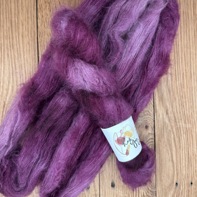 Aubergine - Mohair Lace Weight