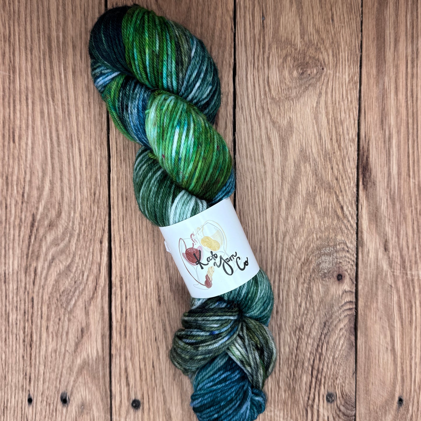 Green One of a Kind - DK Sock