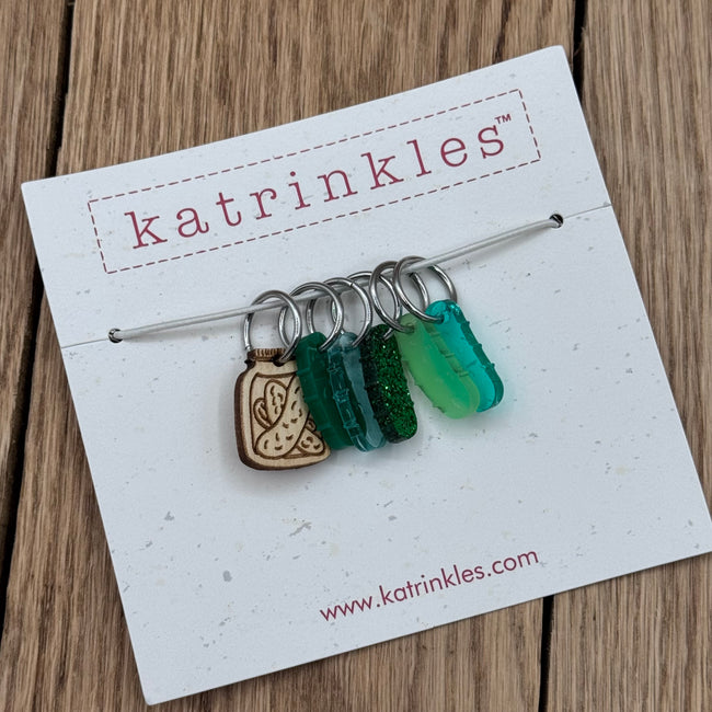 Pickle Stitch Markers - Katrinkles