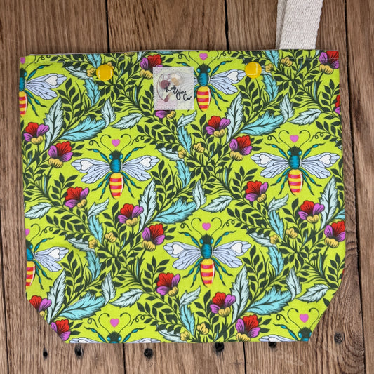 Bees Green - Snappy Bag