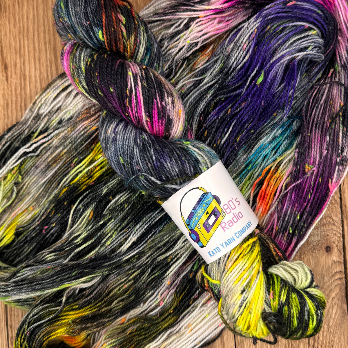 Dark Side - Neon Tweed Fingering