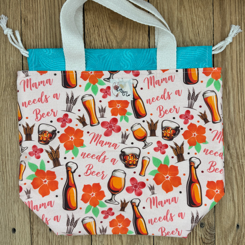Mama Needs A Beer -  Project Bag