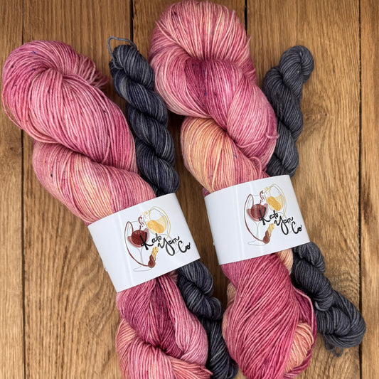Peonies/Black - Sock Set