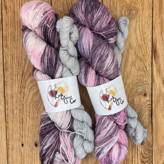 Sangria/Grey - Sock Set