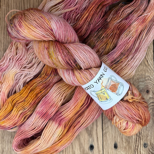 August Amber - Fingering Merino Mohair