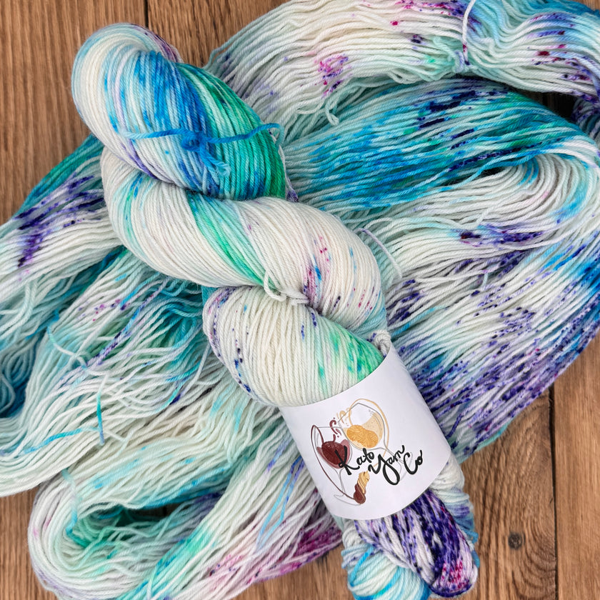 Mermaid Speckle - 75/25 Fingering