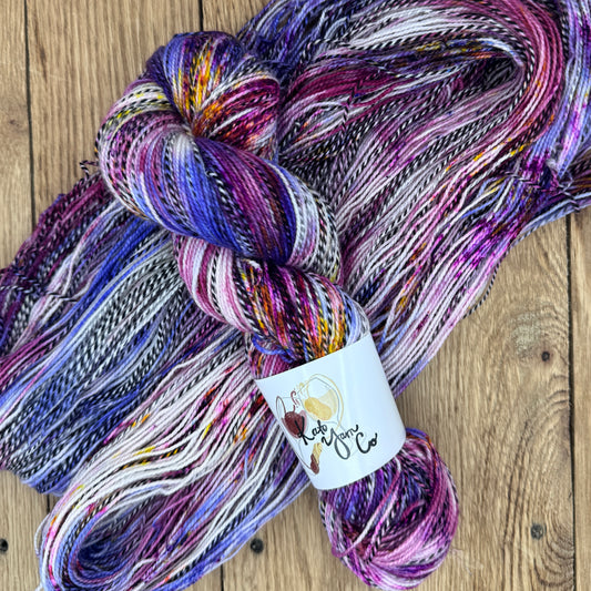 SuperNova - Zebra Fingering Sock
