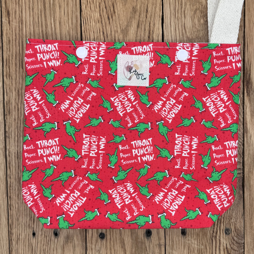 Rock Paper Scissors (grinch) - Snappy Bag