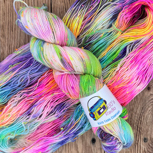 Jitterbug - Neon Tweed Fingering