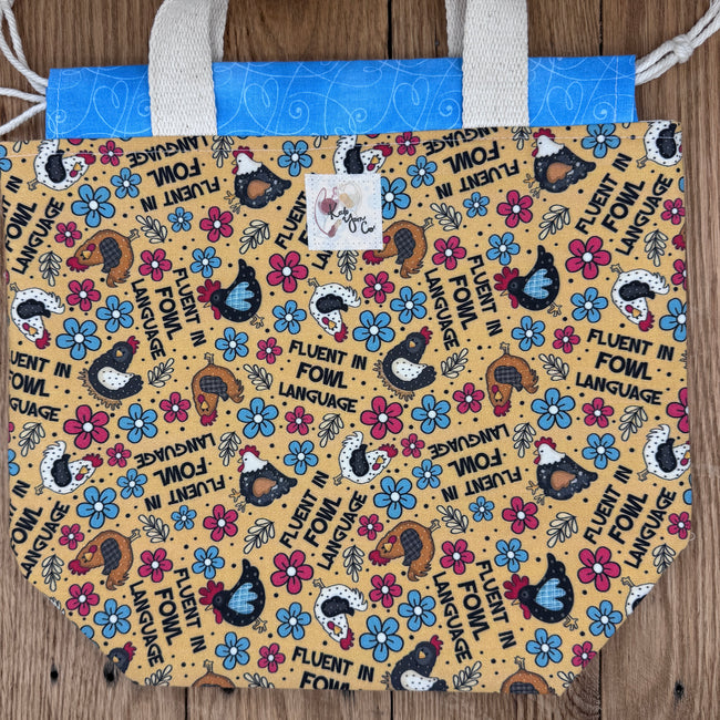 Fluent in Fowl Language - Project Bag