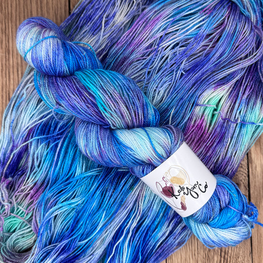 Mermaids - Gold Sparkle Fingering