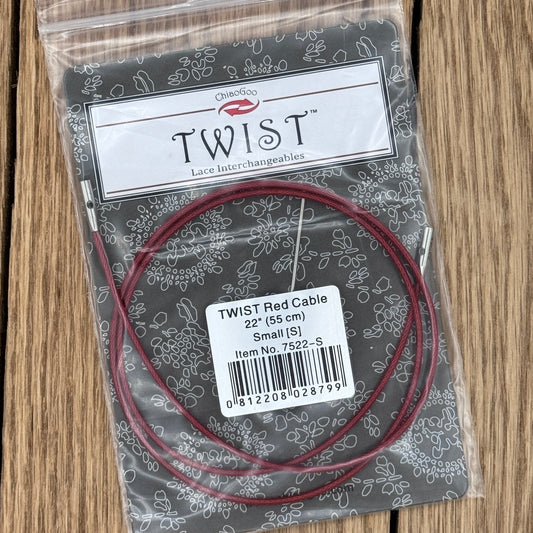 22” Chiagoo Twist Red Cable