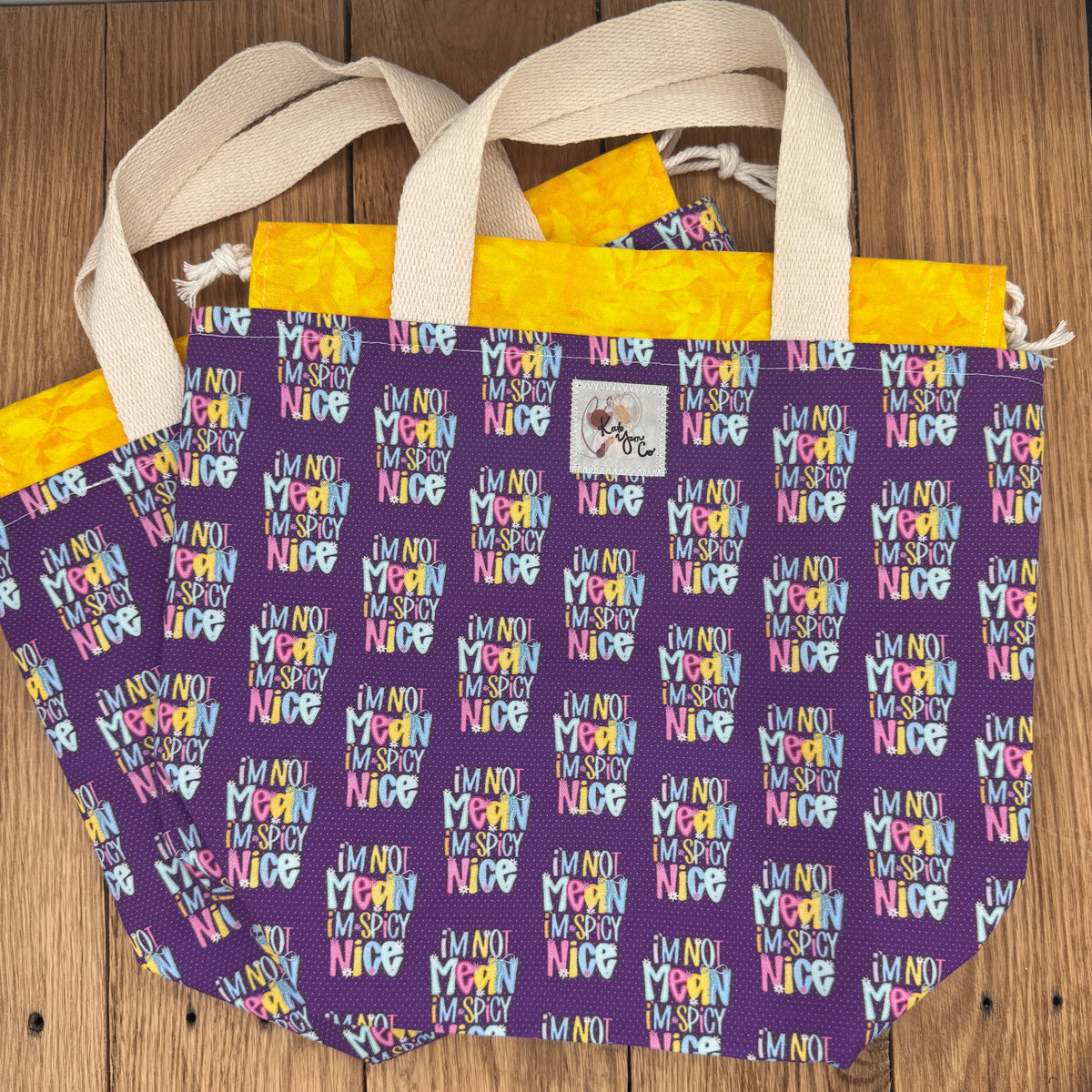 I’m Not Mean - Project Bag