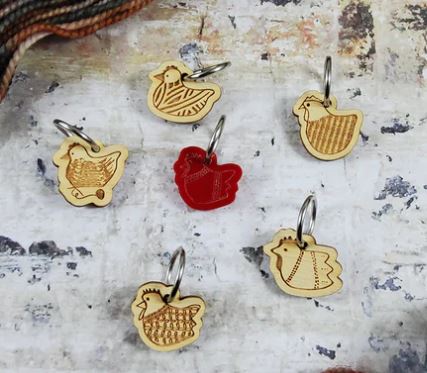 Chicken Stitch Marker Set - Katrinkles